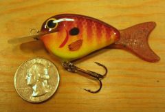 UL crankbaits 1 1/2" soft tails