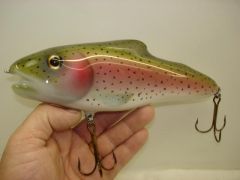 8" Rainbow trout jerk bait