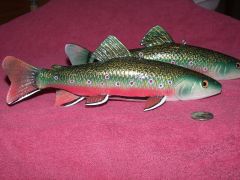 brook trout decoy