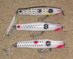 6" PIKIES, 3 LURE SET