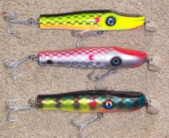 6" PIKIES, 3 LURE SET