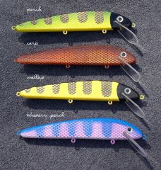 9" Wooden Crank Baits