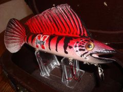 Cohiba "Cuban" Cigar Lg Mouth Bass Bait, Fuente Cigar Walleye & Nebraska Huskers lure