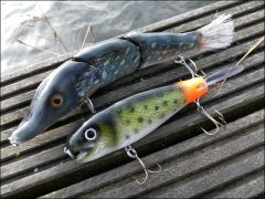 Pike swimbait & foil glider