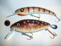 Two bigger PVC crankbaits