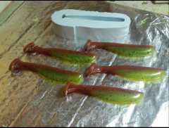 Pumpkin chartreuse swim baits