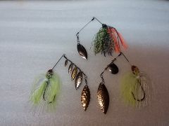 Three spinner baits