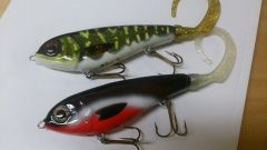 Custom Jerkbait tail Gliders