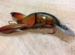 Handcarved crawfish crank