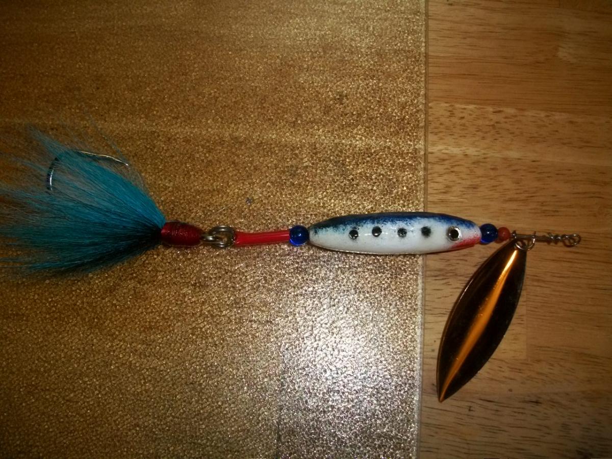 Inline Spinner - Blades Not Turning - Wire Baits -  -  Tackle Building Forums