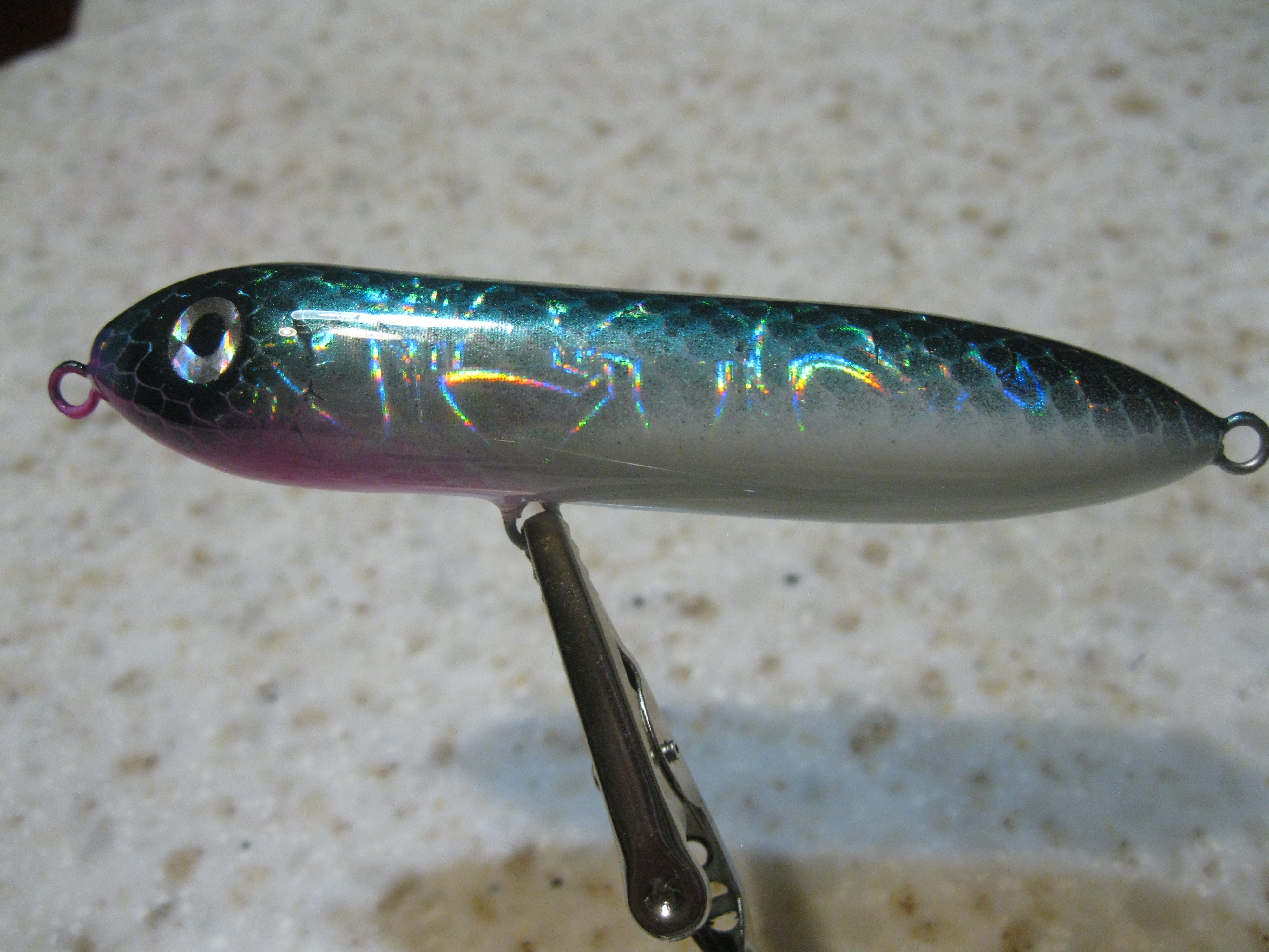 Non-Painted Topwater ABS Plastic Lure Blanks DIY Holographic Color