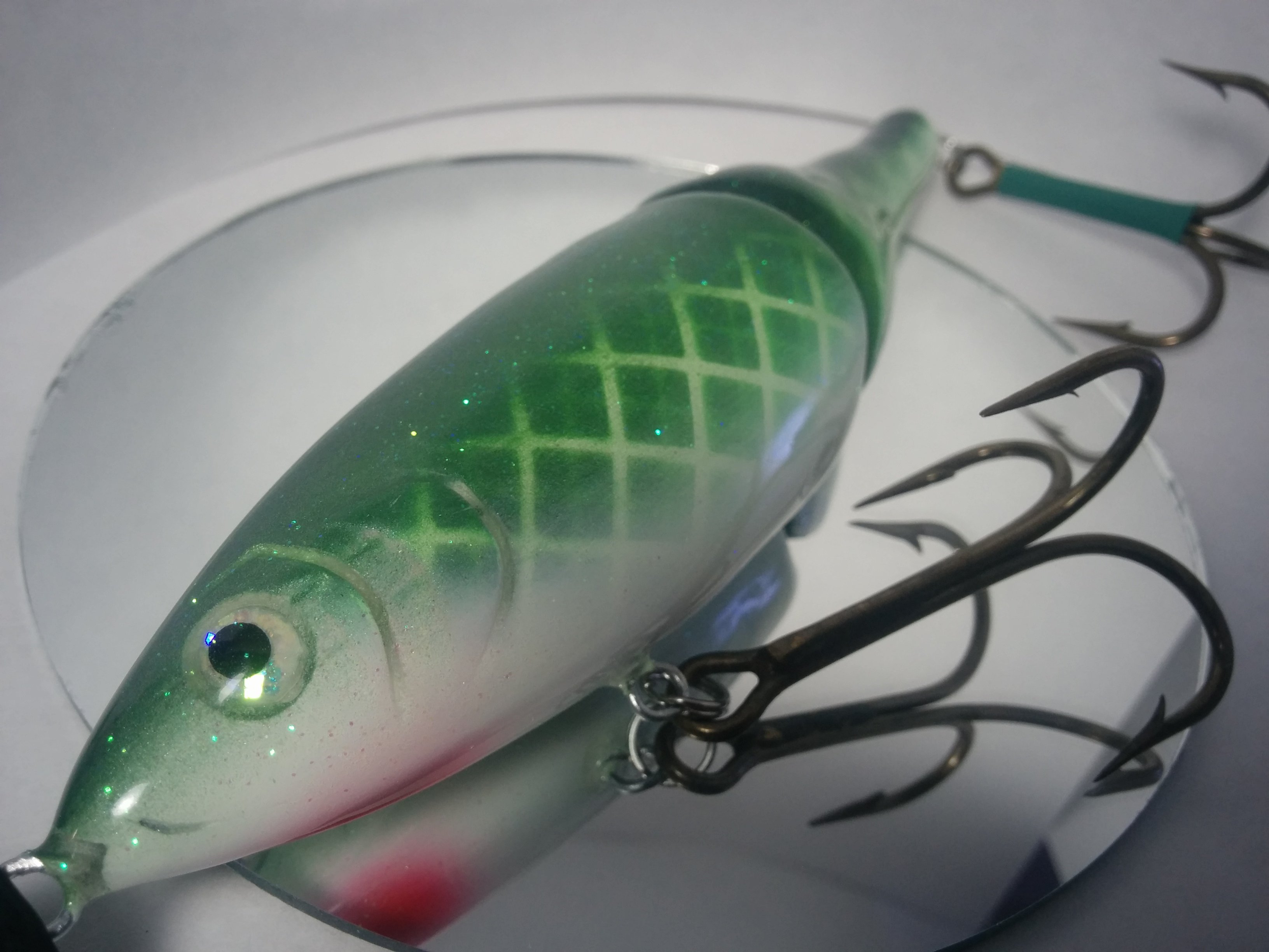 Can you get a smooth Epoxy coat without encompassing the entire lure? -  Hard Baits -  - Tackle Building Forums