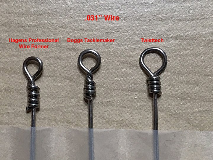 Wire Former Loop Size Comparison - Wire Baits -  -  Tackle Building Forums