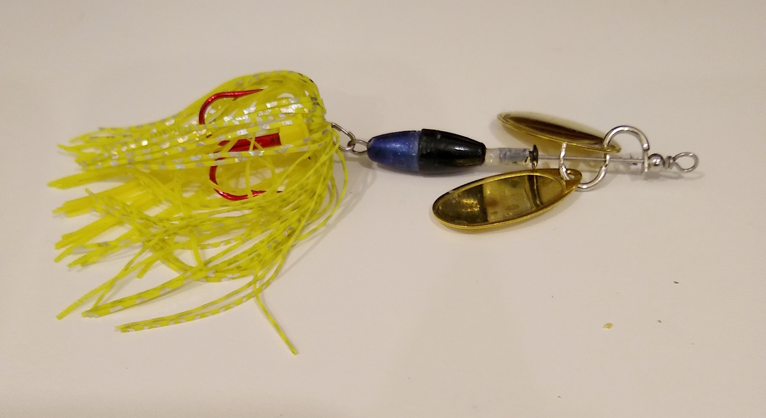 #5 Yellow Jacket Spinnerbait Lure 1/2 oz 3 inches Bass Trout Walleye  Salmon
